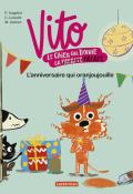 Vito le chien qui donne la patate. L'anniversaire qui oranjoujouille, Capucine Lewalle, Fabiana Angelini, Maria Guitart, livre jeunesse