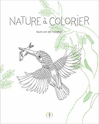 Livre publicitaire de coloriage pour adulte chez Rue du print