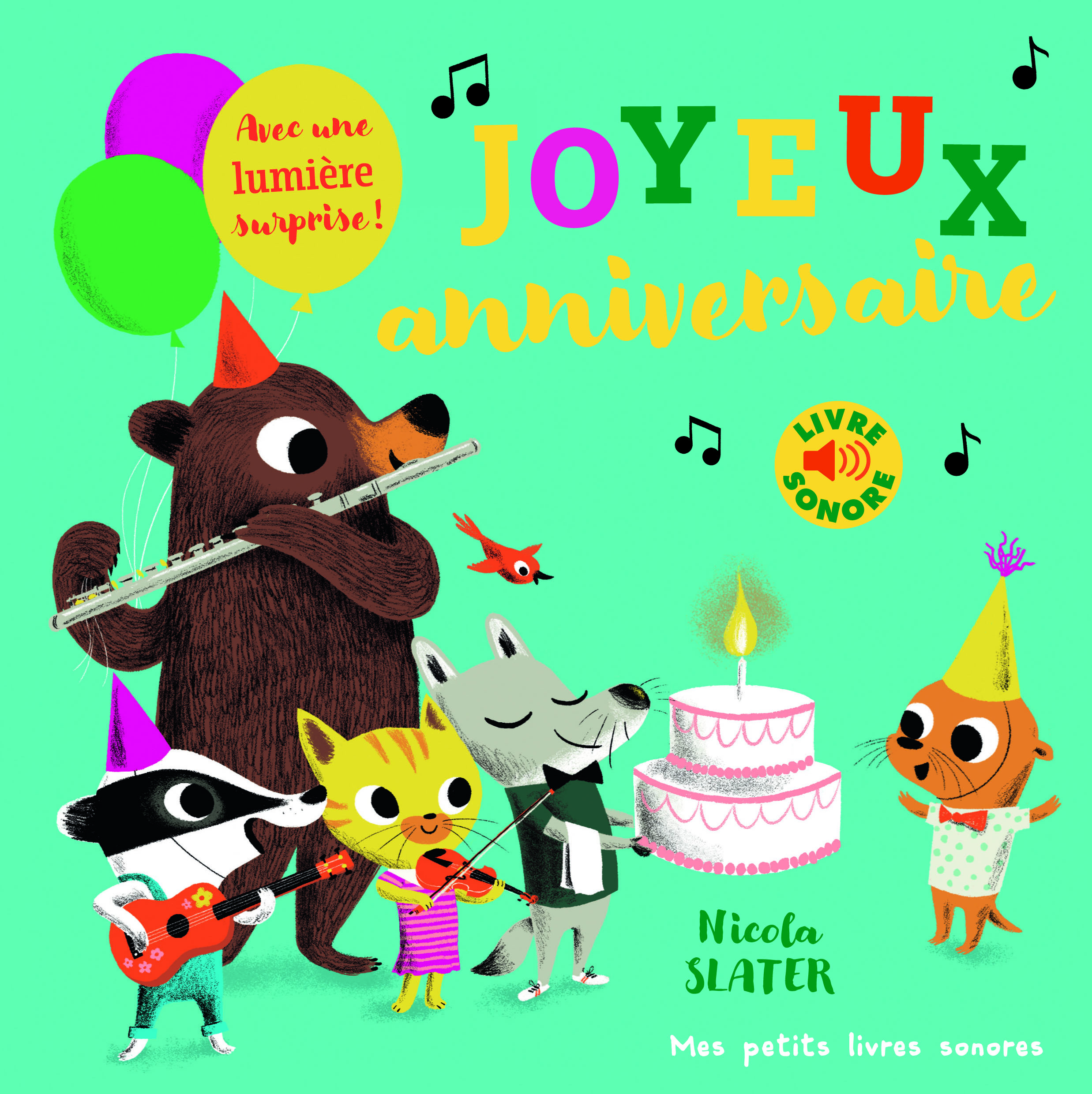 Carte Pop Up Mise en scène- Joyeux Anniversaire enfant- petits