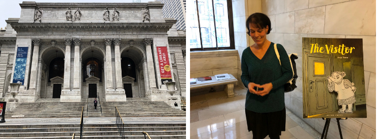 Antje Damm est invitée par la bibliothèque de New York