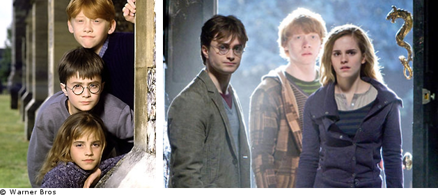 Harry, Ron et Hermione