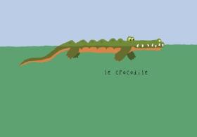 Les sciences naturelles de Tatsu Nagata. Le crocodile