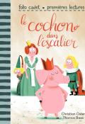 le cochon dans l'escalier