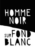 Homme noir sur fond blanc-Deutsch-Livre jeunesse