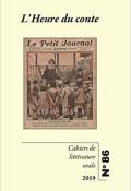 L'Heure du conte. Cahiers de littérature orale