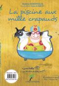 Tarentelle la dernière véritable sorcière. La piscine aux mille crapauds, Nadine Debertolis, Katia Humbert, livre jeunesse