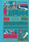 Alice au Pays des Merveilles suivi de De l'autre côté du miroir, Lewis Carroll, MinaLima, livre jeunesse